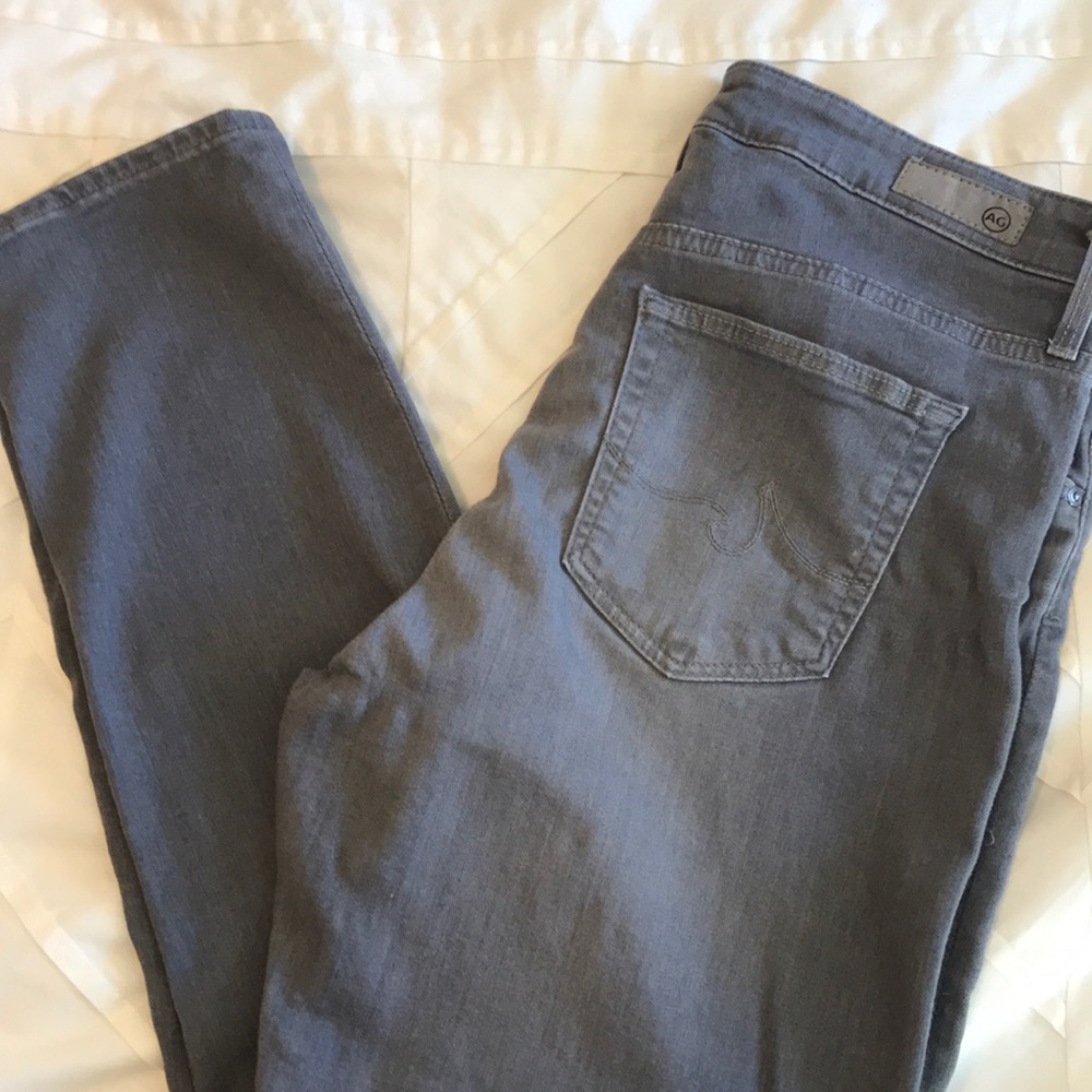 AG Stevie ankle, high-rise slim cut jeans
